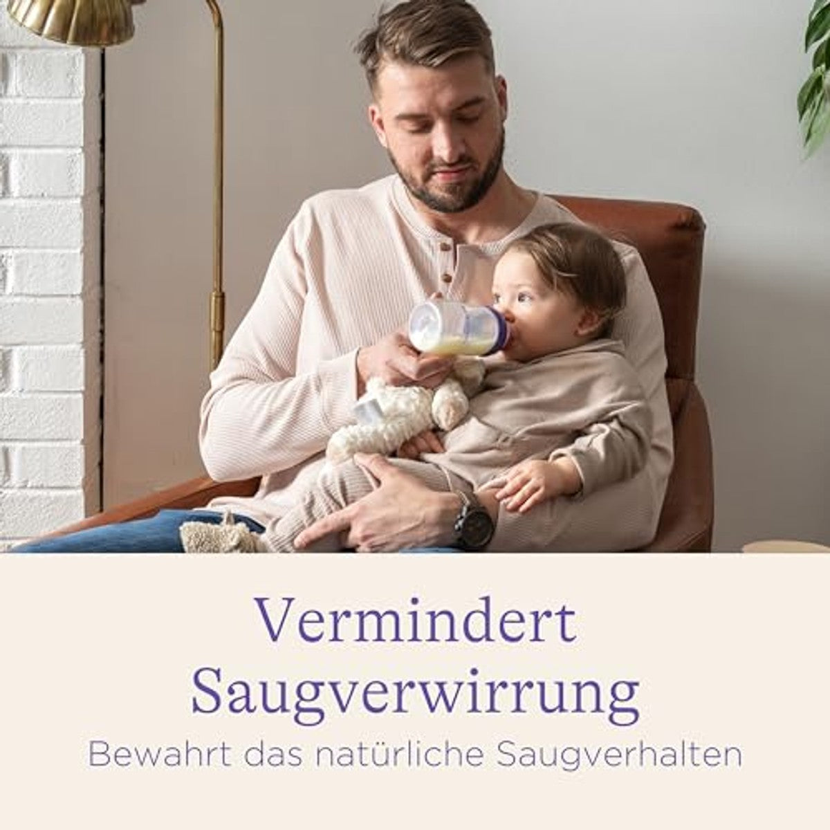 Lansinoh NaturalWave Sauger M - ab dem 3. Monat, 2 Stück – Lansinoh