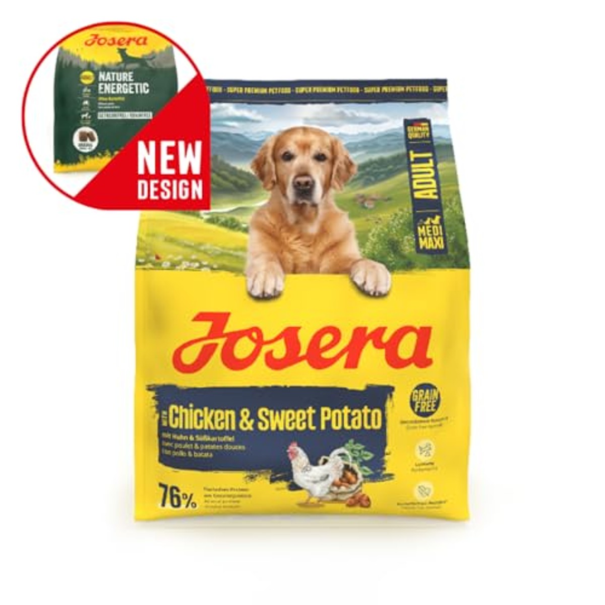Josera Kip & Zoete Aardappel droogvoer hond 3 x 3 kg - 3-pack