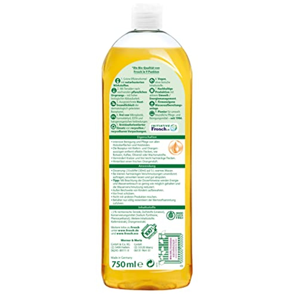 FROSCH Houtreiniger met grenen 6 x 750 ml - Voordeelverpakking