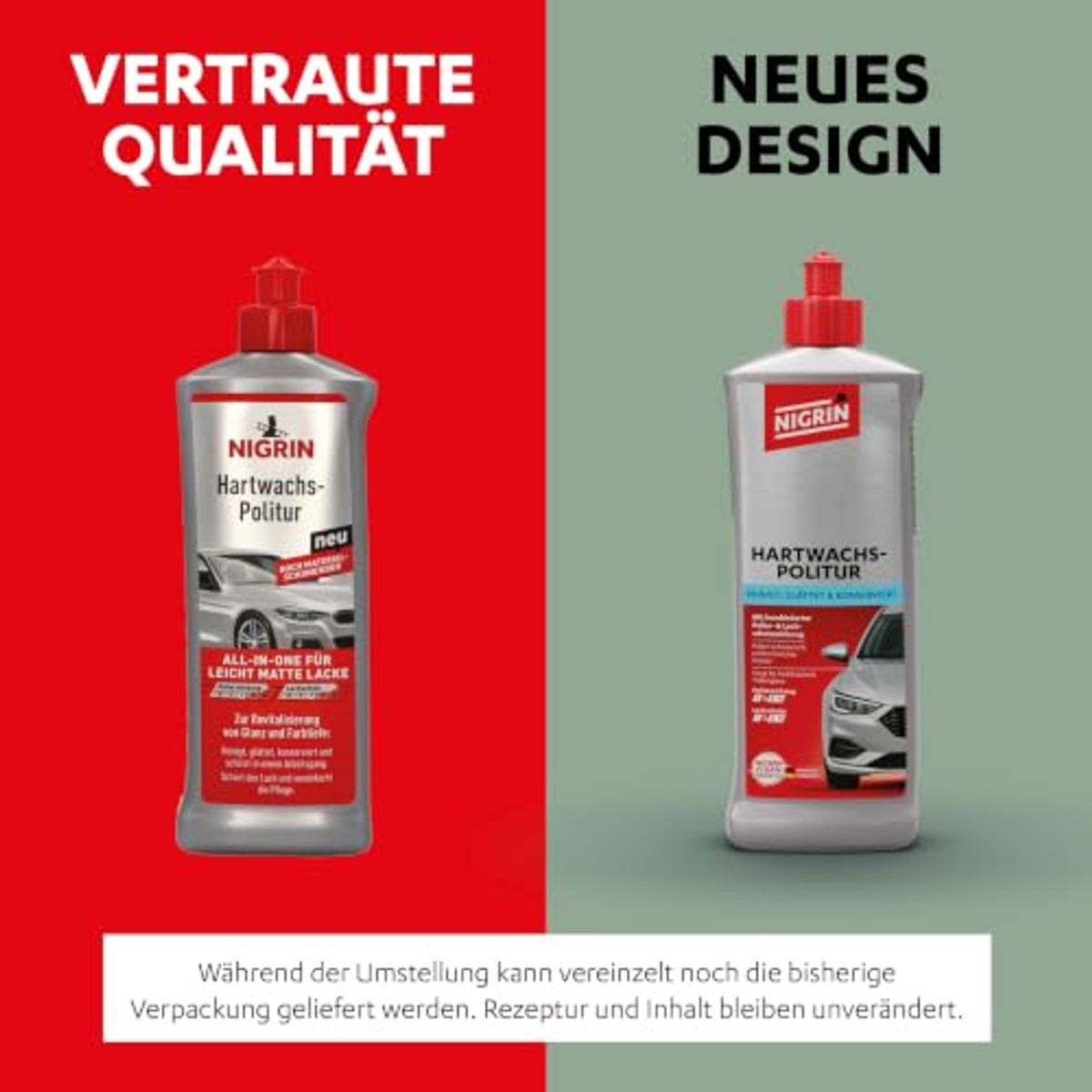 NIGRIN 72951 Hardwax-polijstmiddel 3 x 500 ml - Voordeelverpakking