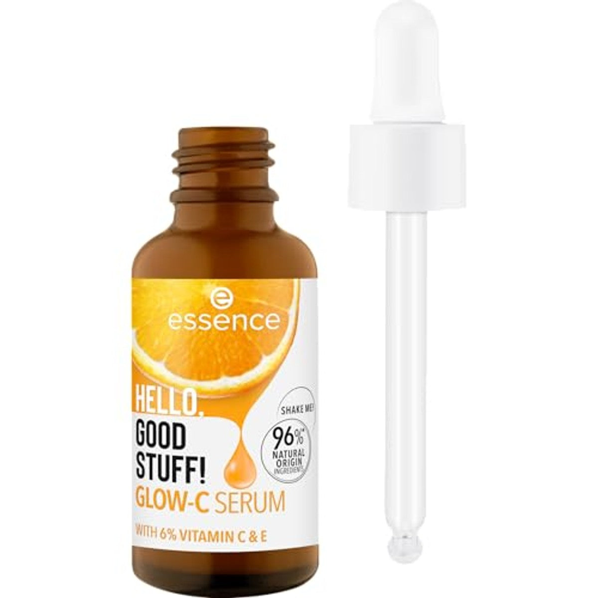 essence Glow-C Serum gezichtsserum met vitamine E - 6-pack