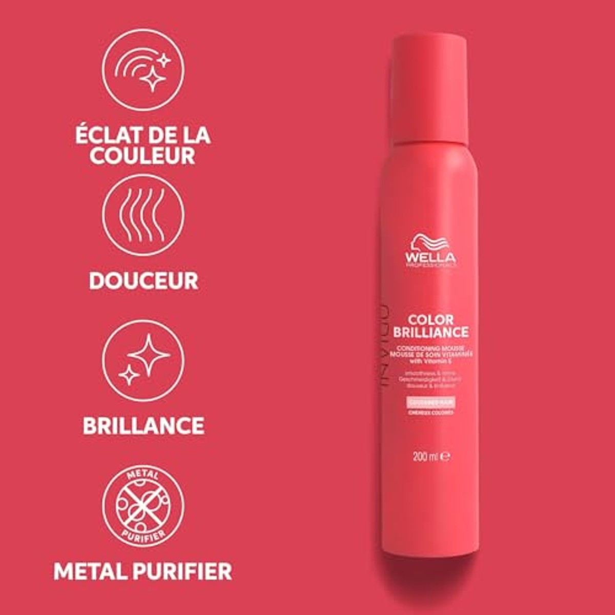 Wella Professionals Invigo Color Brilliance Mousse 3 x 200 ml - Voordeelverpakking