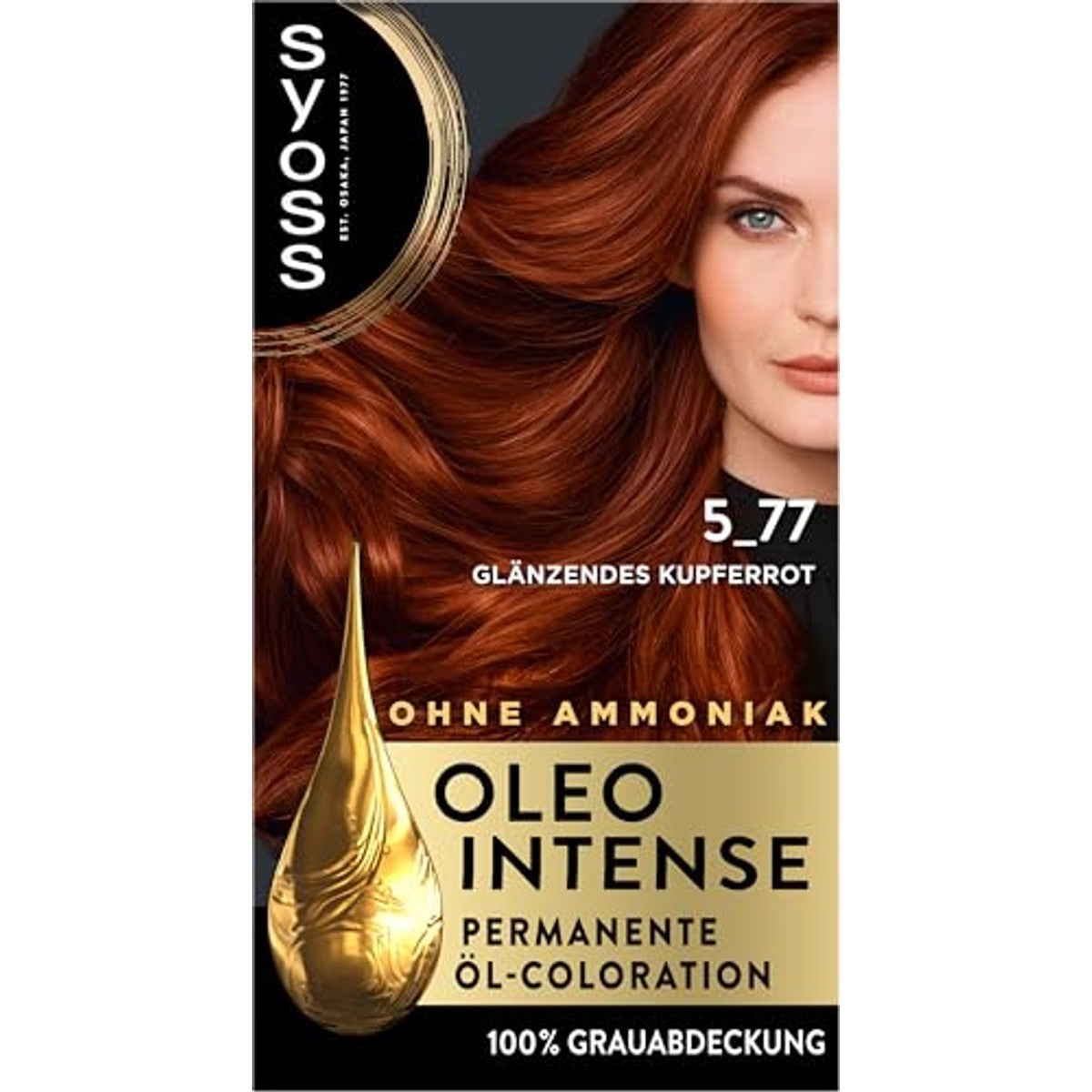 SYOSS Oleo Intense Oliekleuring 5-77 glanzend koperrood 3 x 130 ml – Syoss