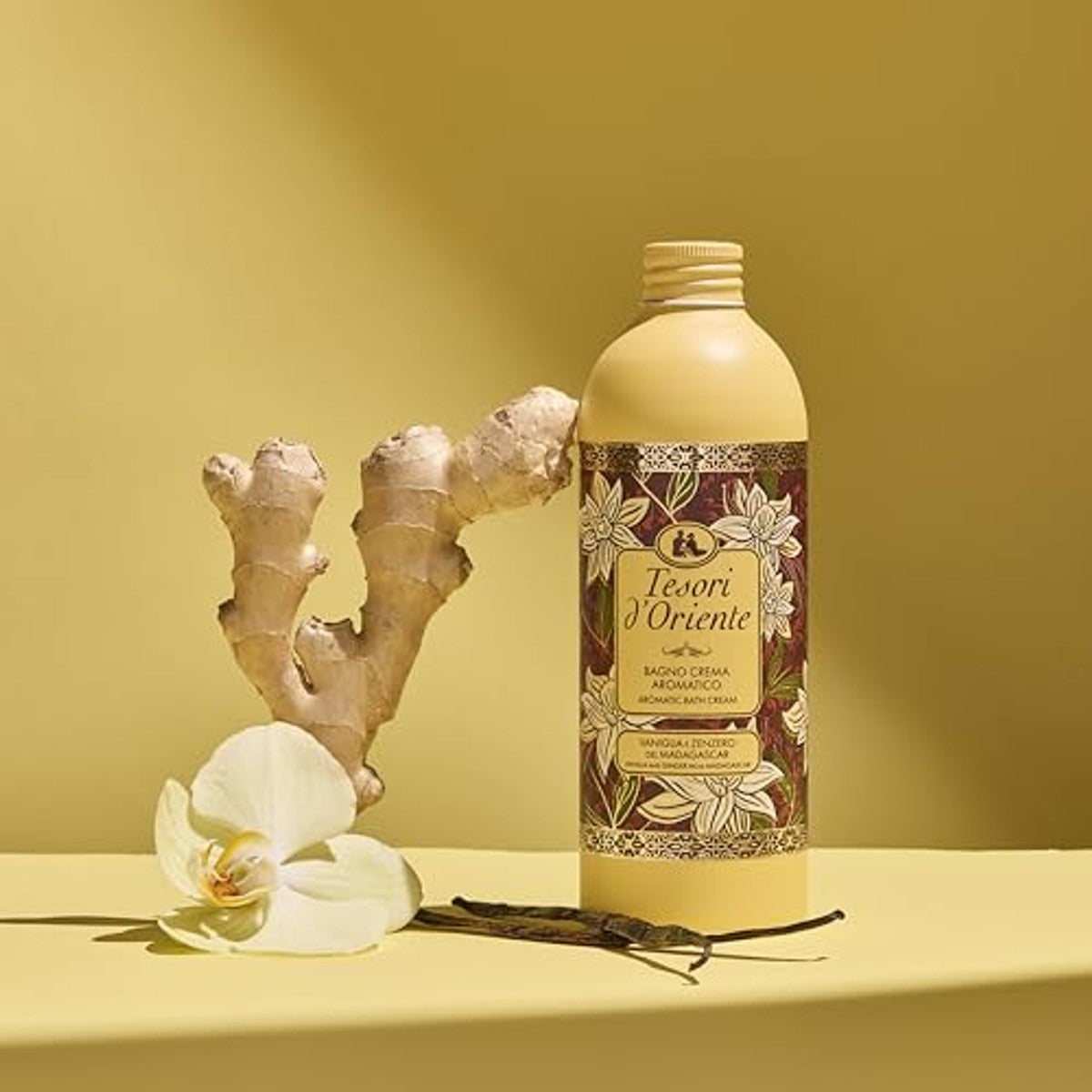 Tesori d'Oriente Crèmebad Vanille en Gember 6 x 500 ml - Voordeelverpakking – foto 3