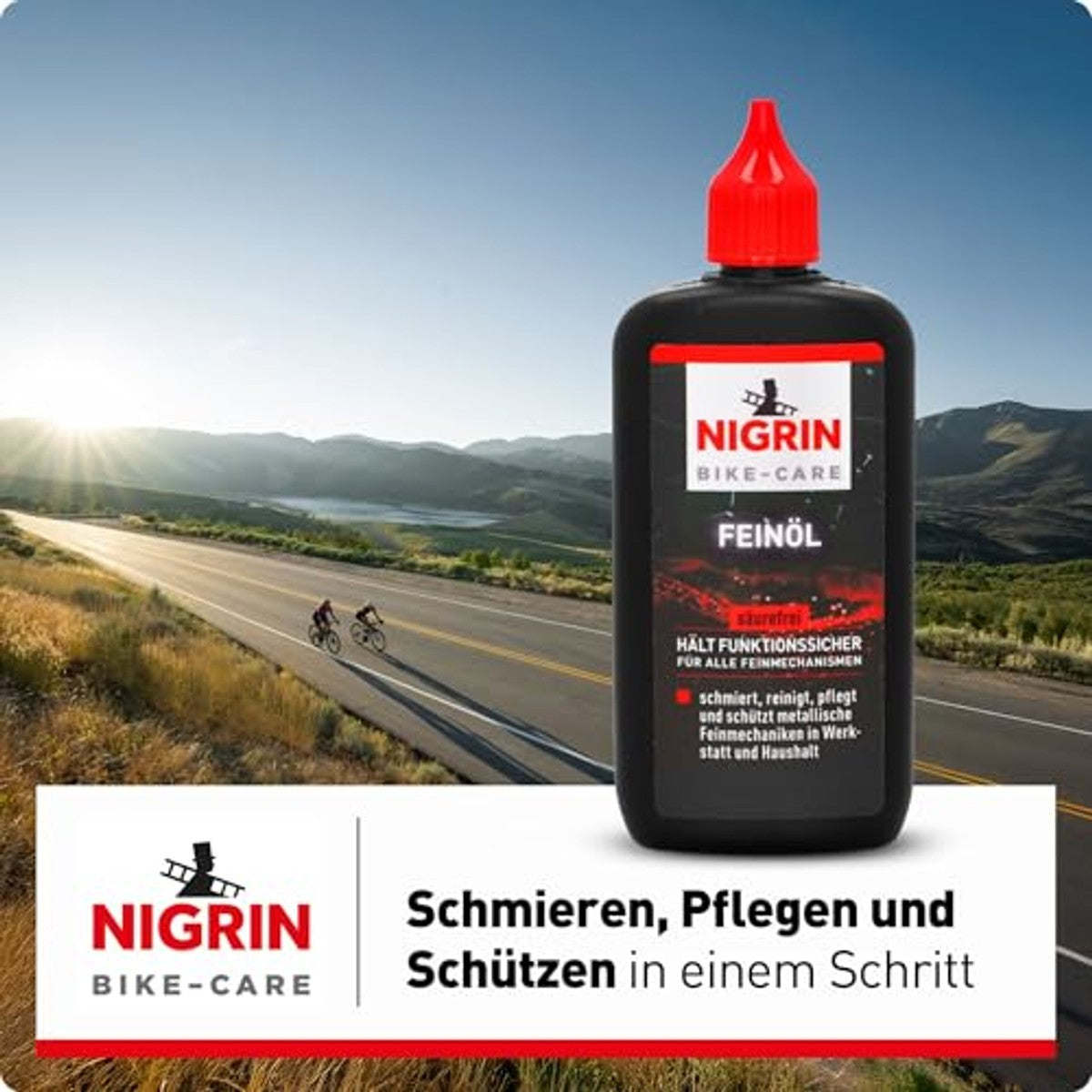 NIGRIN BIKE-CARE Fijne olie fles 100 ml – NIGRIN