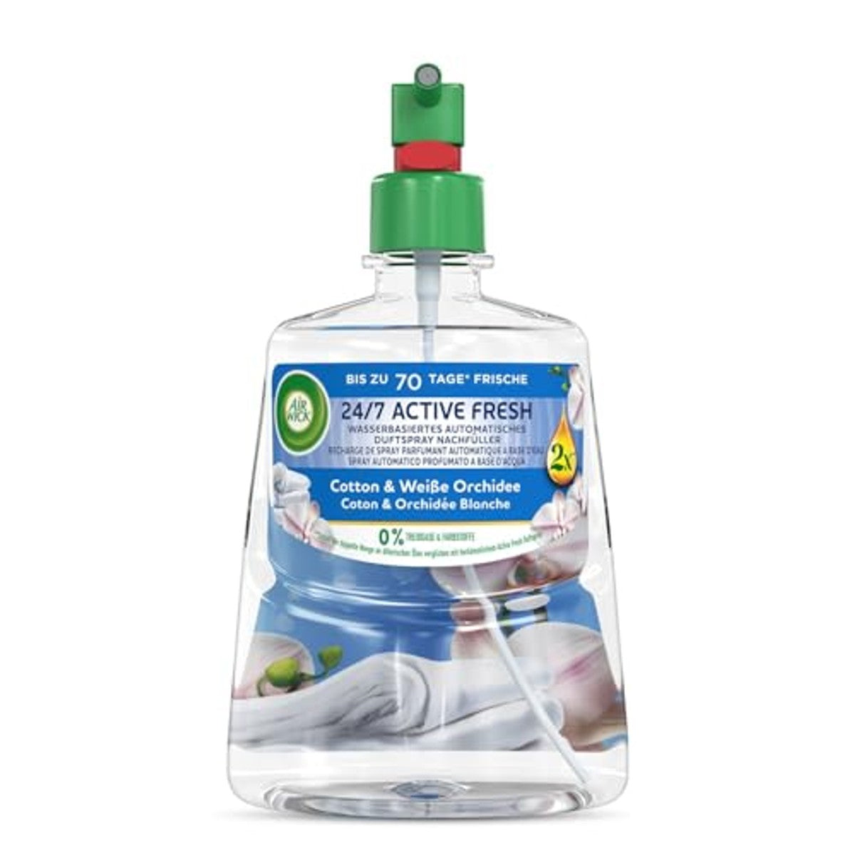 Air Wick Active Fresh Katoen & Witte Orchidee 4 x 228 ml – foto 3