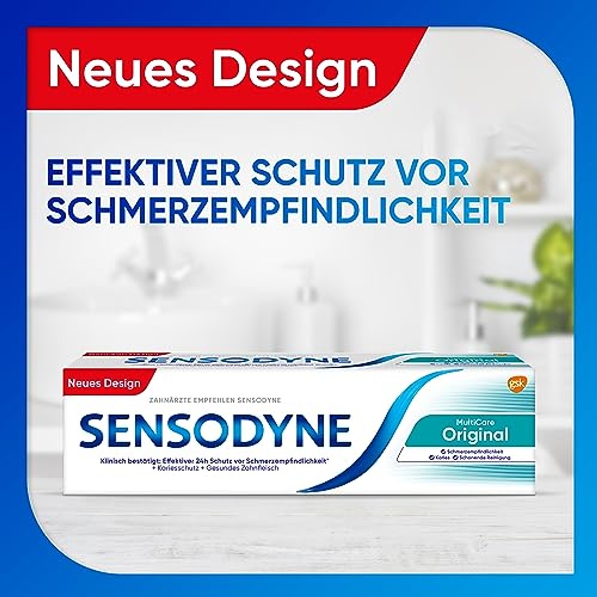 Sensodyne MultiCare Original Tandpasta 4 x 75 ml – Sensodyne