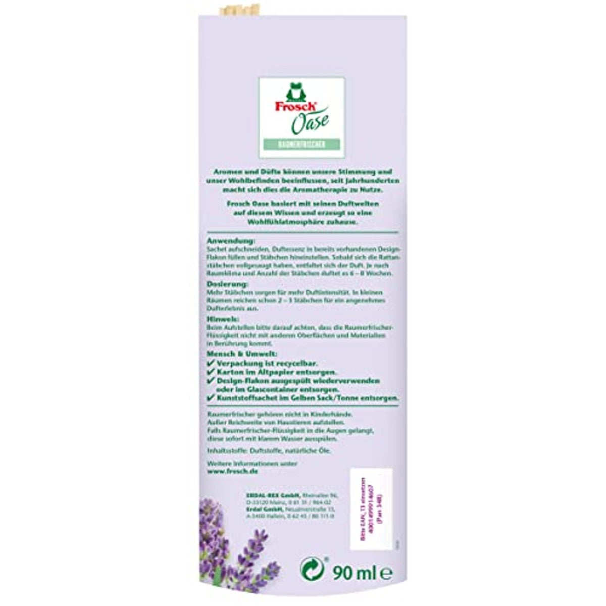FROSCH Oase Lavendeldroom navulverpakking 90 ml – FROSCH