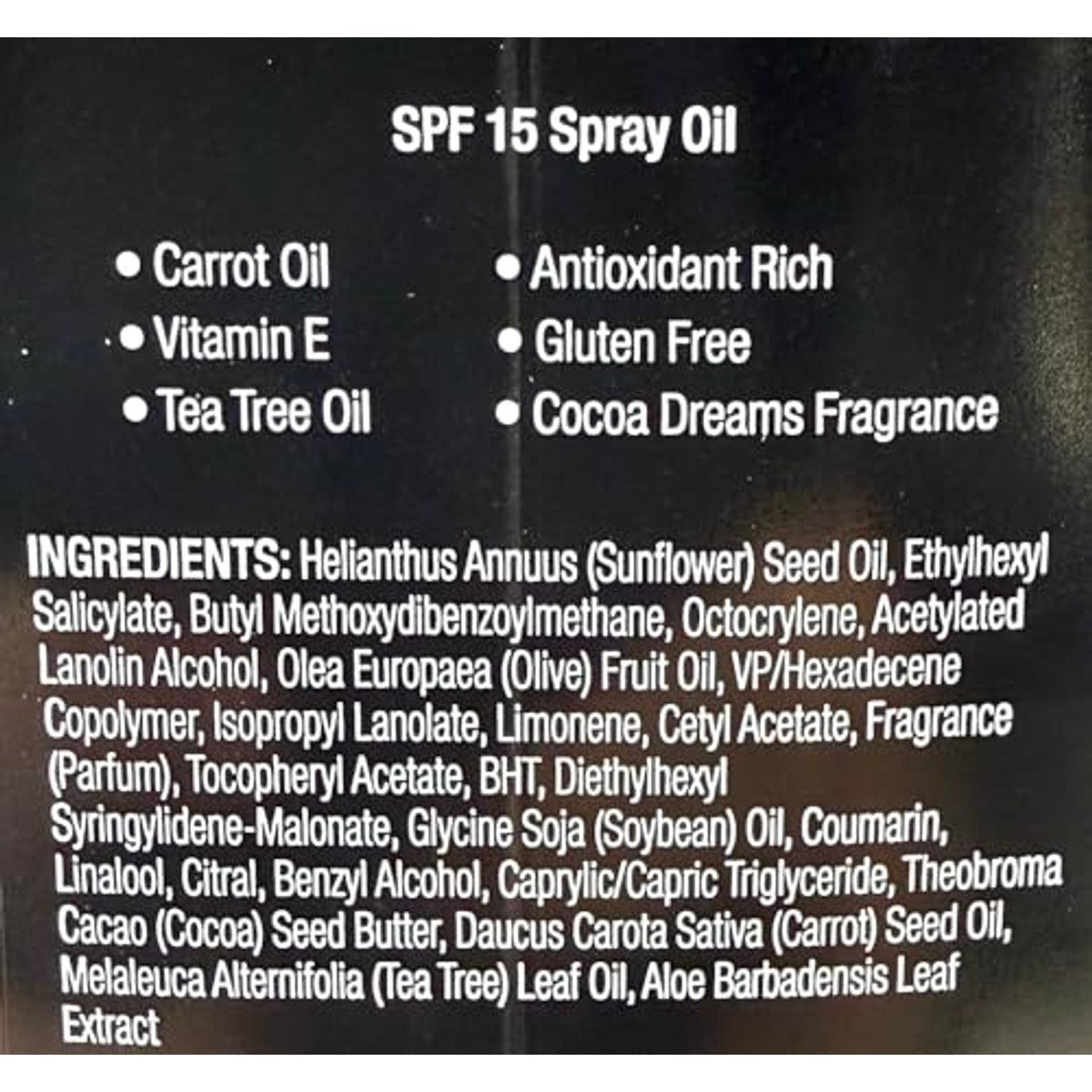 Australian Gold SPF 15 Intensifier Oil Spray zwart 6 x 237 ml - Voordeelverpakking