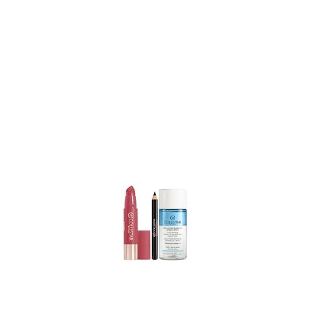 Collistar Twist Balmy Gloss Cadeauset + Mini-Oogstift + Make-up Remover 35 ml - 6-pack