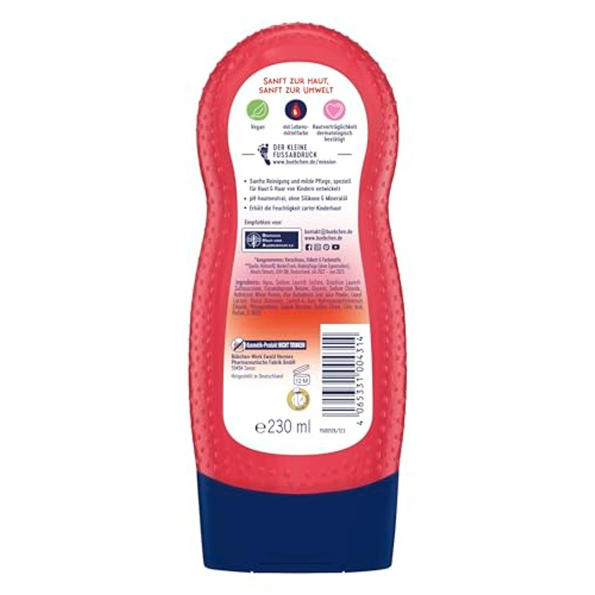 Bübchen Shampoo & Douchegel Spaghetti-ijs Monster, 230 ml – Bübchen