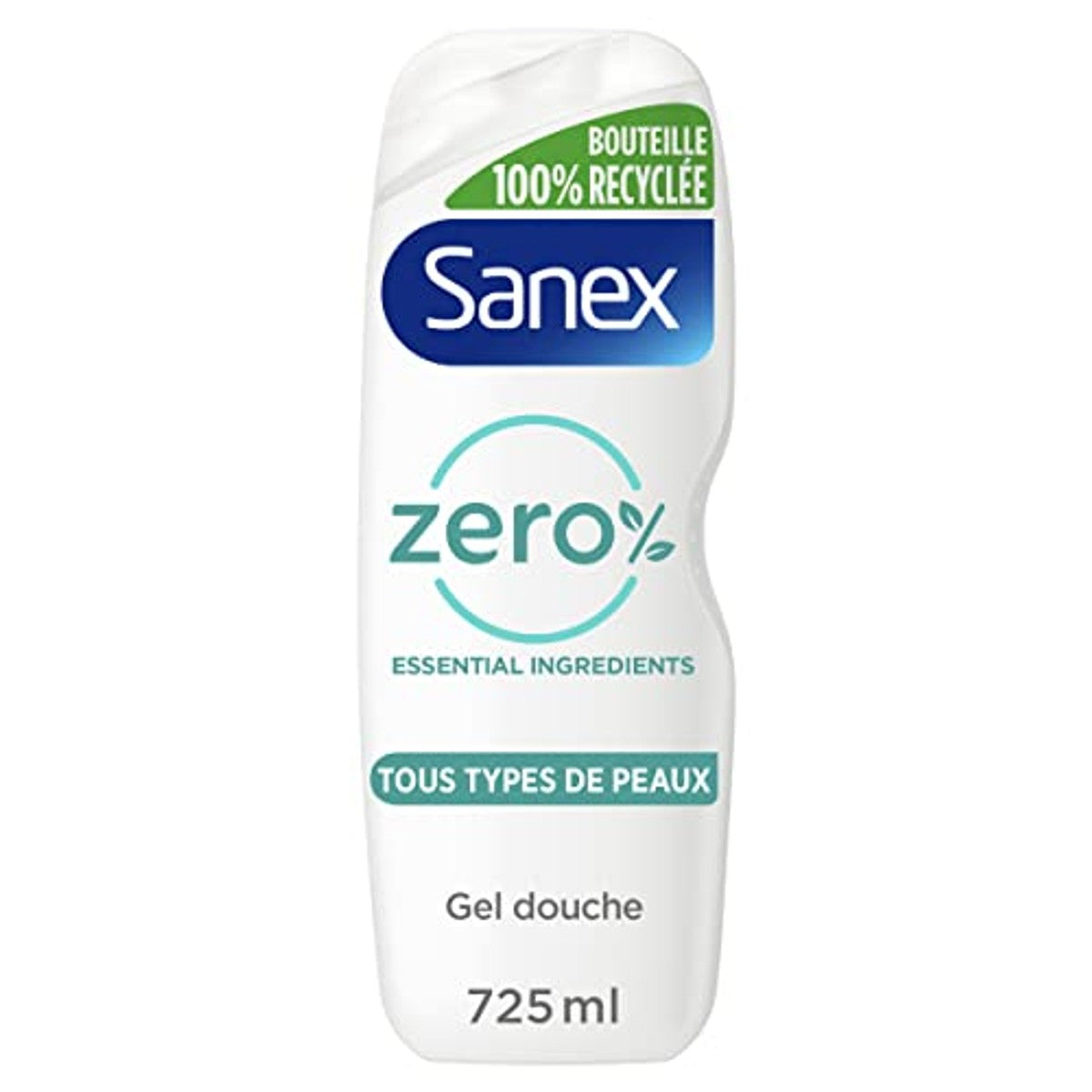 Sanex 0% Vochtinbrengende Douchegel Alle Huidtypes 6 x 725 ml - Voordeelverpakking