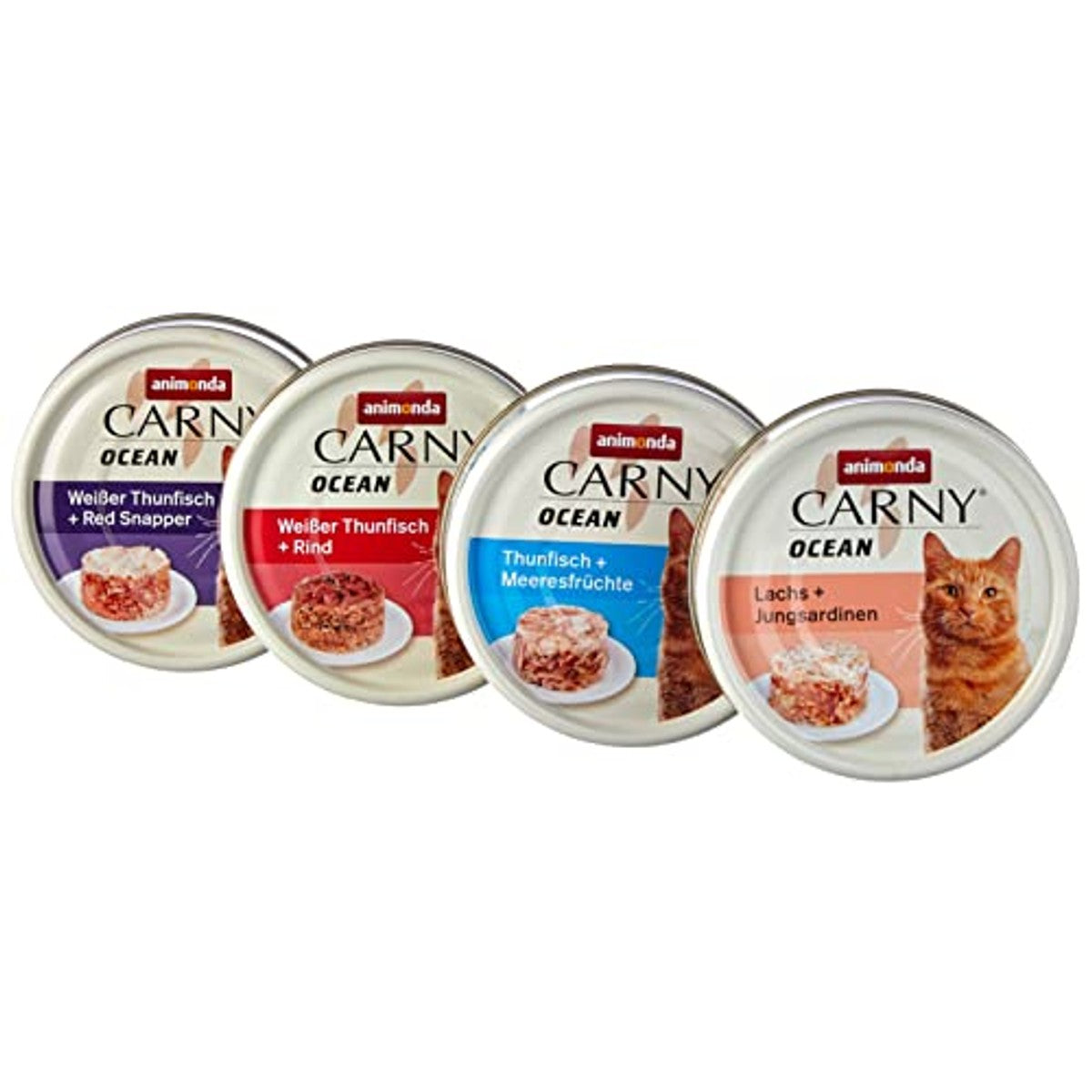 animonda Carny Ocean natvoer kattenvoer visvariatie 12 x 80 g - 6-pack