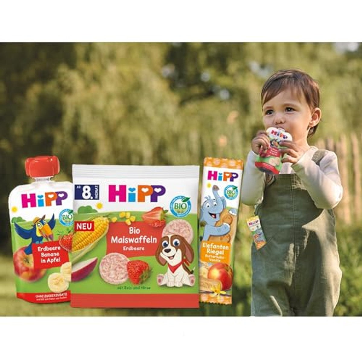 HiPP Bio Mini Mix Muesli-fruitrepen 6 x 10 stuks - Voordeelverpakking