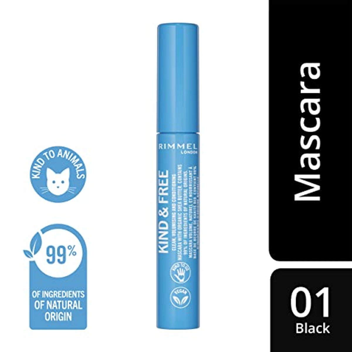 Rimmel London K&F Máscara 01 Black - 6 stuks