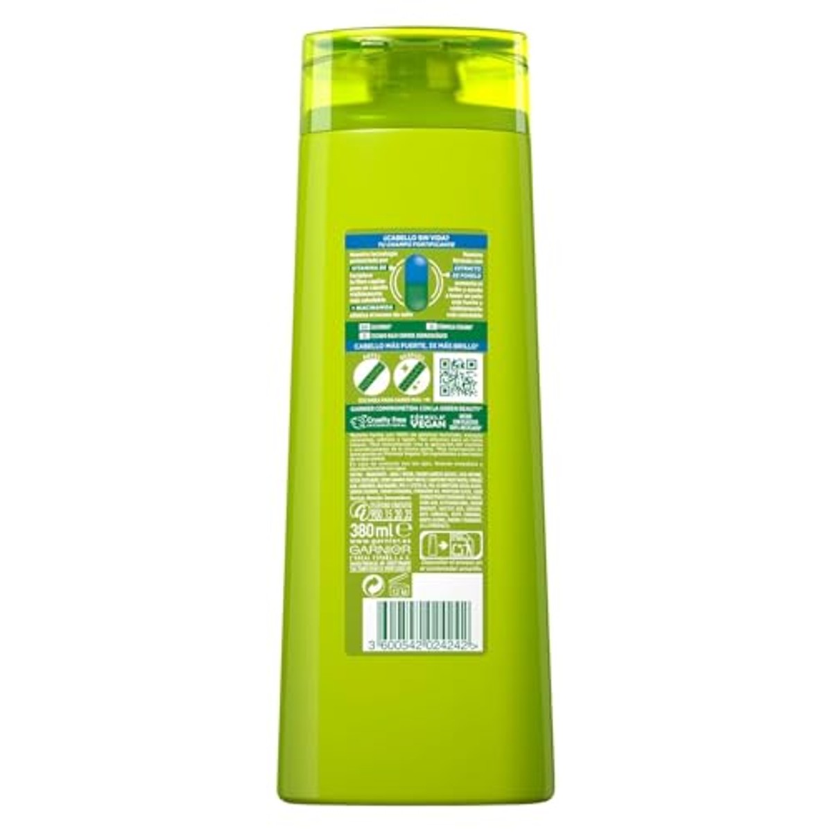 Garnier Fructis Shampoo Kraft & Glans, 380 ml – Garnier