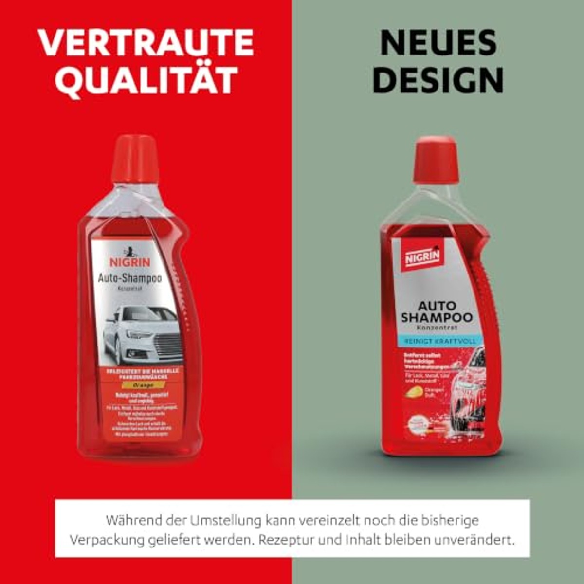 NIGRIN 73920 Geconcentreerde autoshampoo 1000 ml – NIGRIN