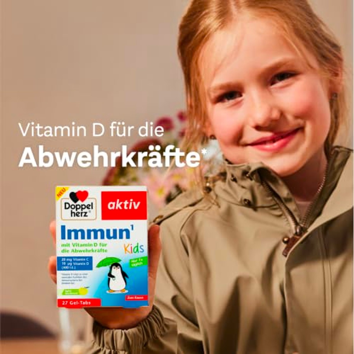 Doppelherz Immun Kids Gel-tabs Appelsmaak 27 stuks - 3-pack