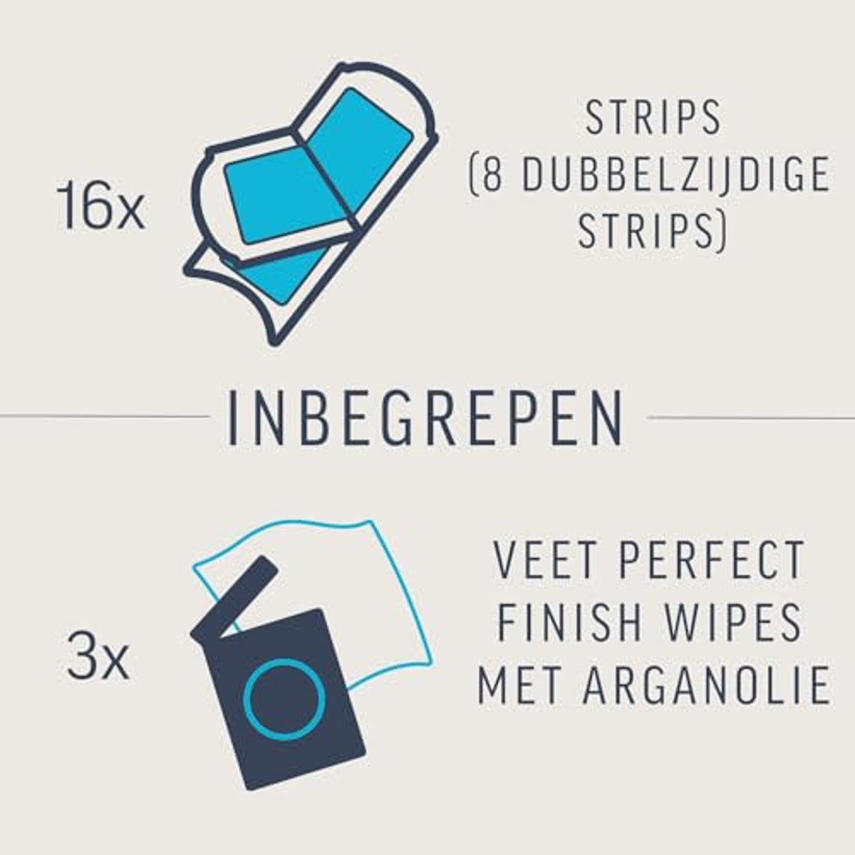 Veet Expert koude wasstrips gevoelige huid 3 x 16 stuks - Voordeelverpakking
