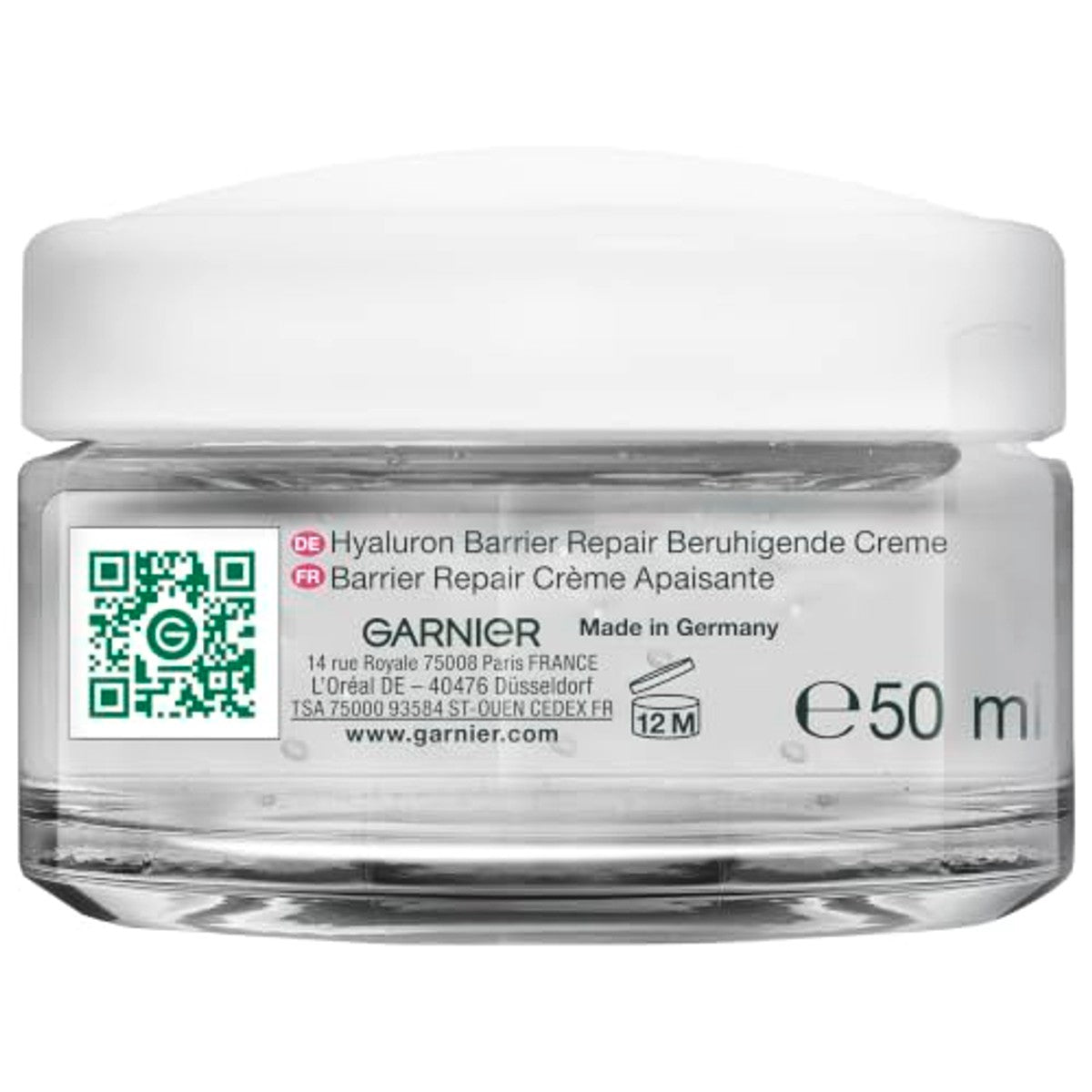 Garnier Hyaluron Barrier Repair Kalmerende Crème 3 x 50 ml - Voordeelverpakking