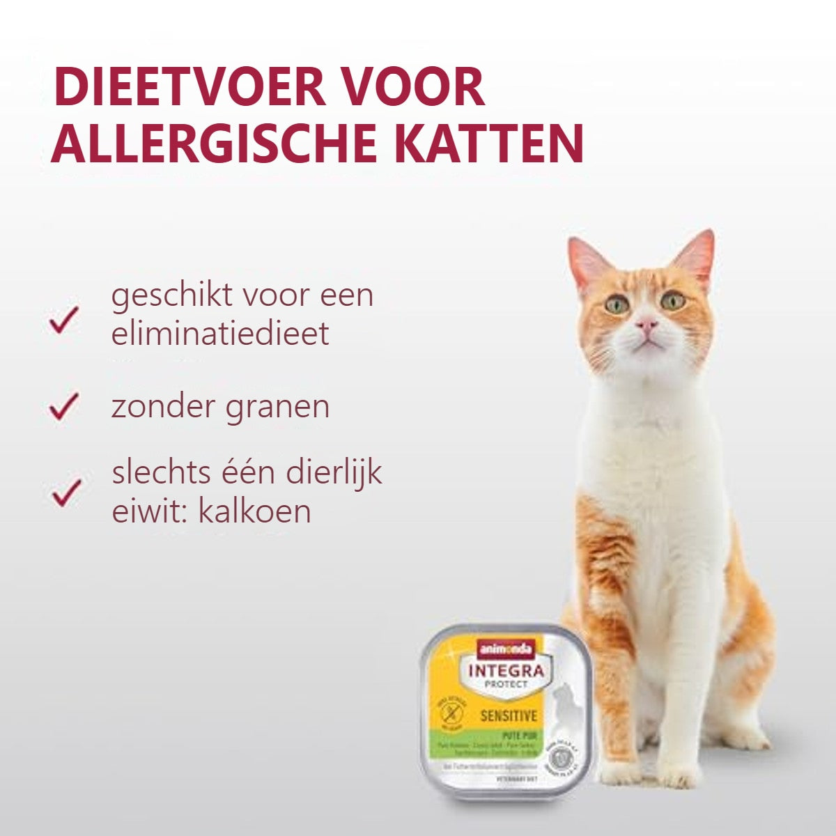 Animonda Integra Protect Sensitive natvoer kattenvoer kalkoen 16 x 100 g – foto 3