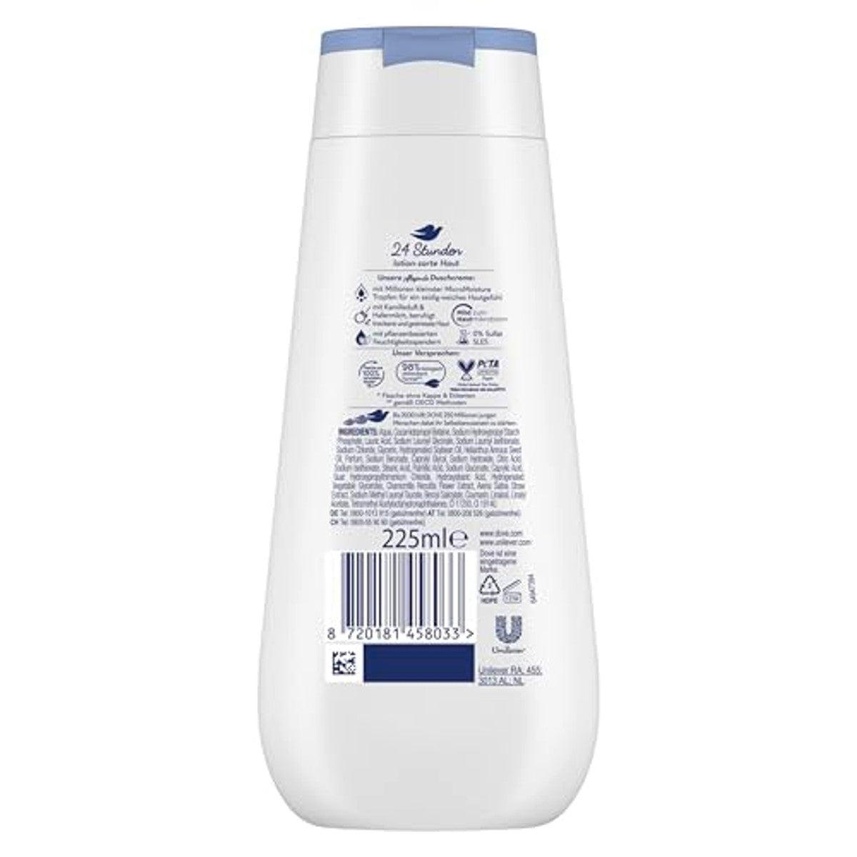 Dove Advanced Care Anti-Stress Douchecrème 3 x 225 ml - Voordeelverpakking