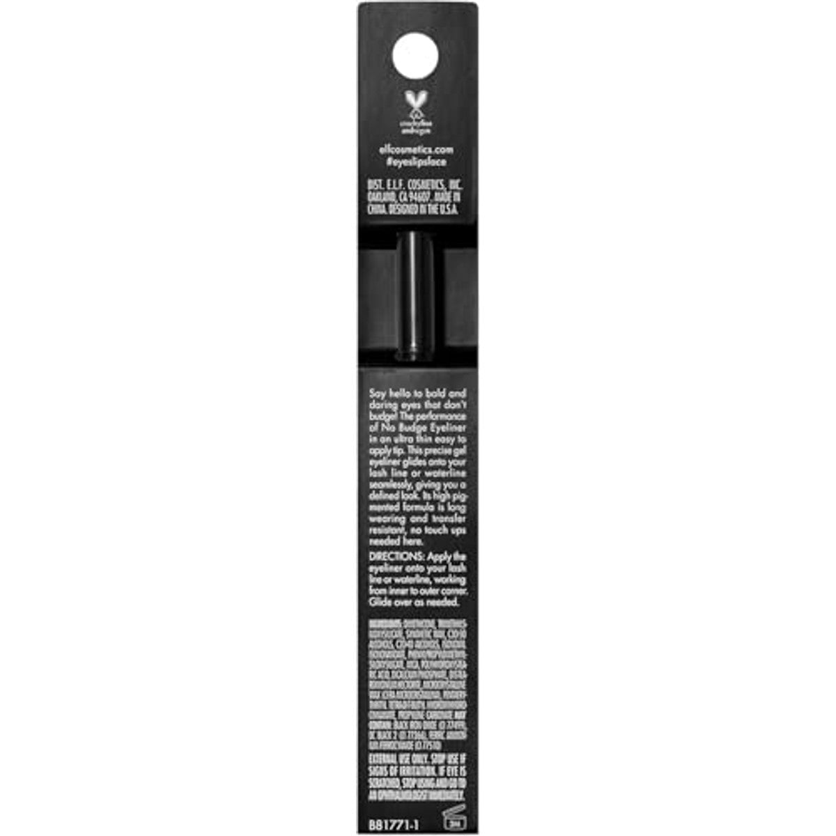 e.l.f. No Budge Precision Eyeliner crème - 6 stuks