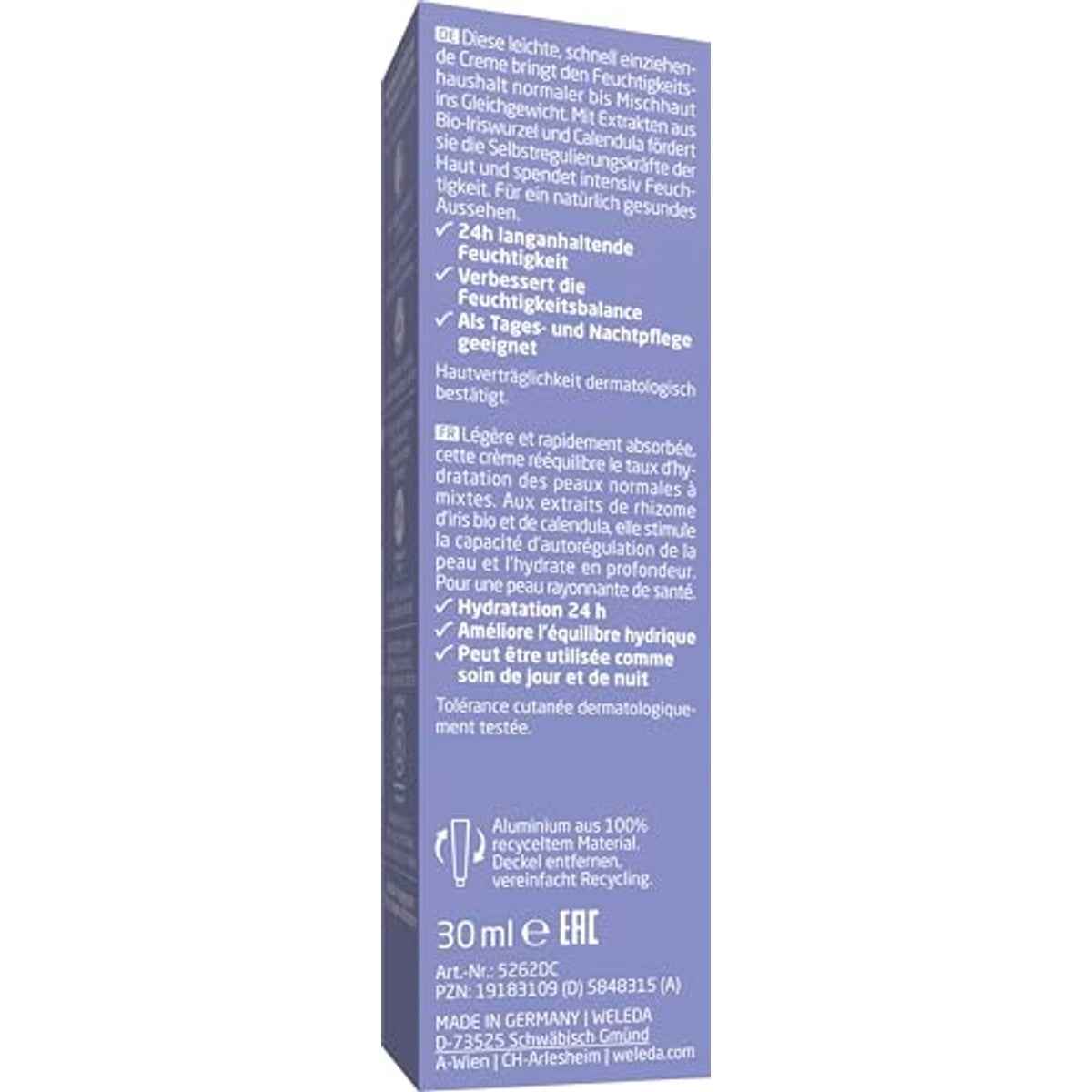 Weleda Iris Balancerende Vochtverzorging 30 ml Dag en Nacht - 3-pack