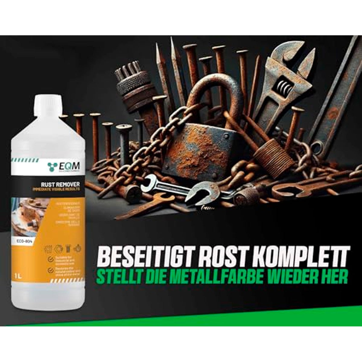 EQM ECO-804 Professionele roestverwijderaar 1 l – Chemical Ecosolutions