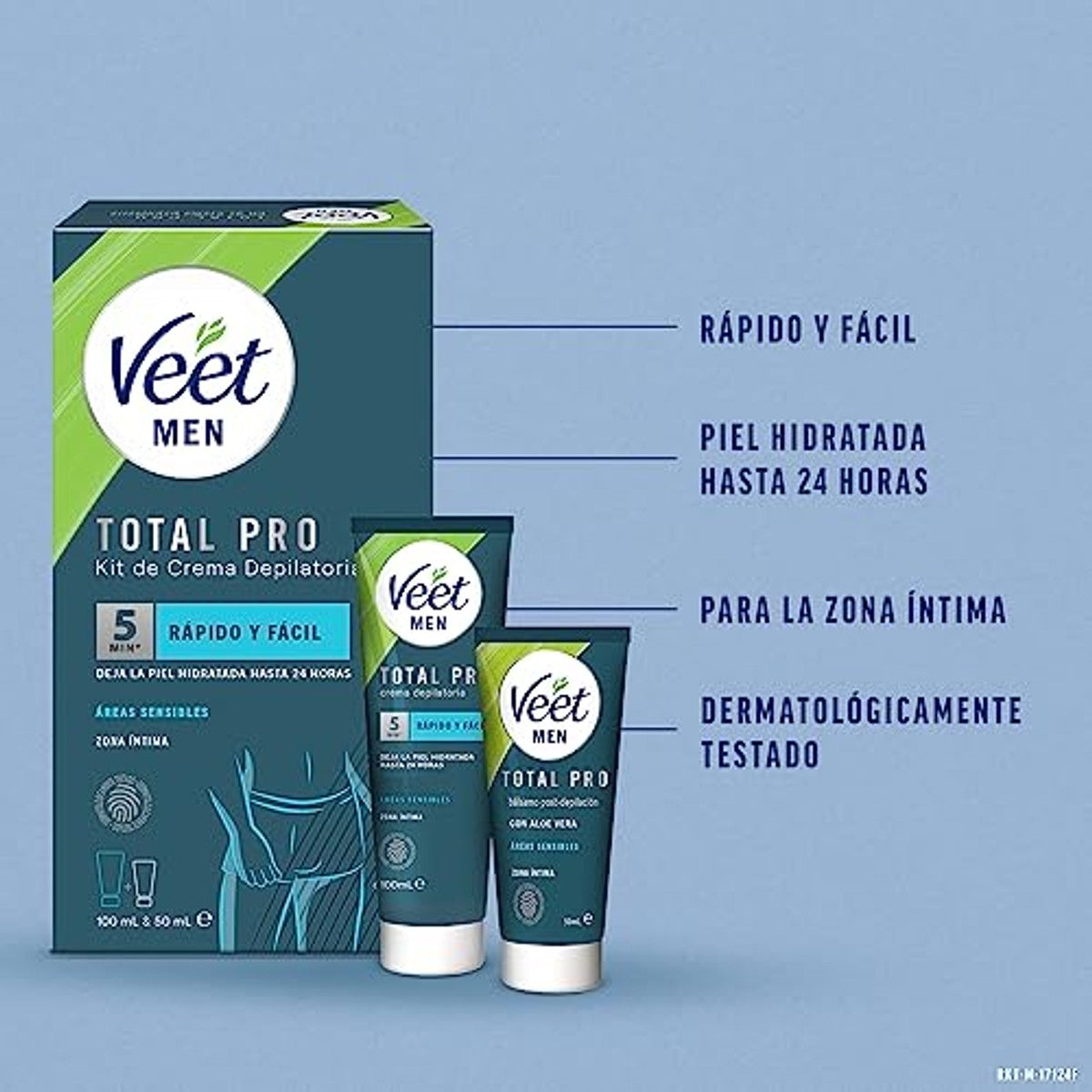 Veet Men Intieme ontharingsset & 50 ml 3 x 100 ml - Voordeelverpakking