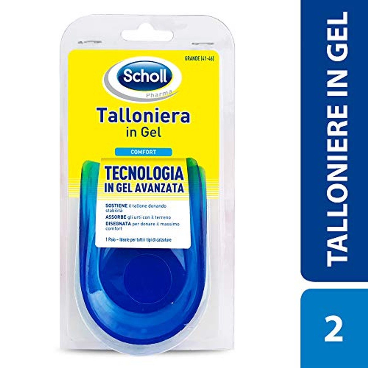 Dr. Scholl's Hielkussen comfort van gel, groot - 1 product - 6-pack