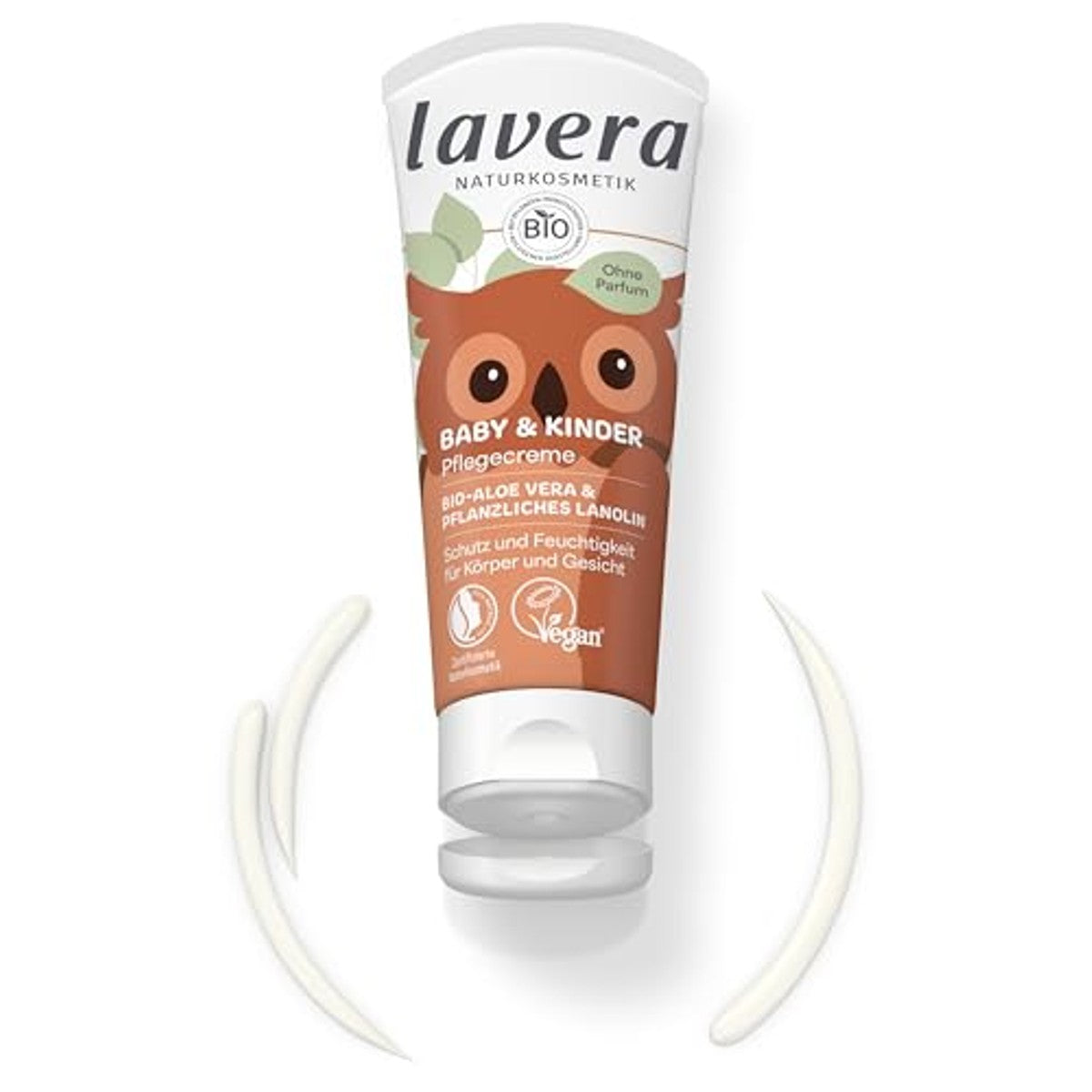 lavera Baby & Kinder verzorgingscrème 3 x 75 ml - Voordeelverpakking
