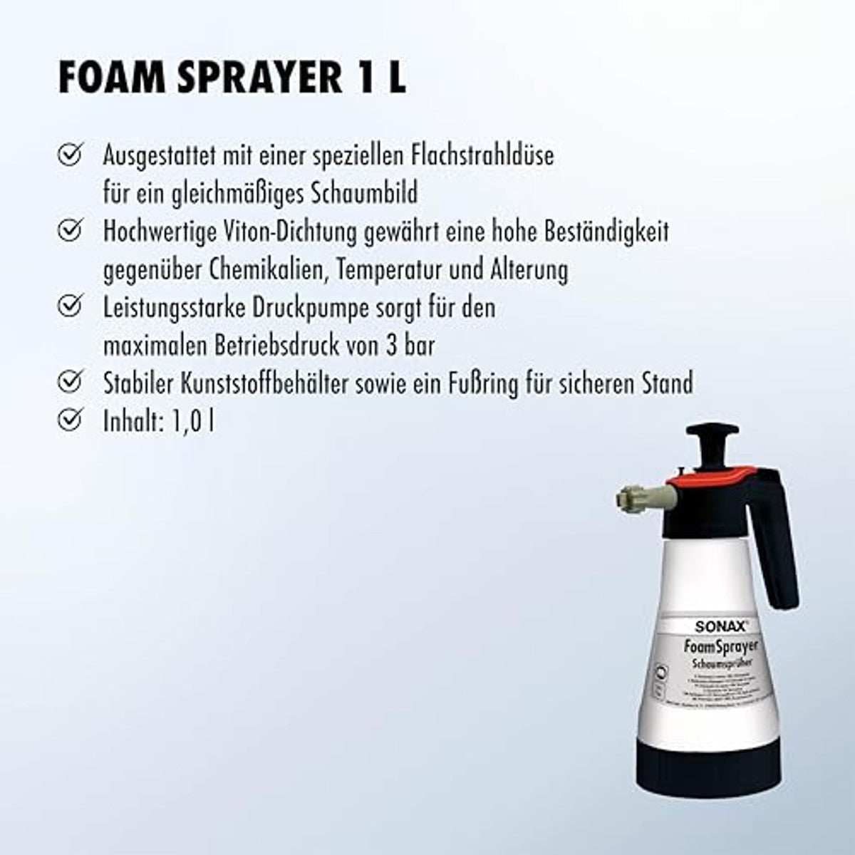 SONAX Schuimsprayer 6 x 1 liter - Voordeelverpakking