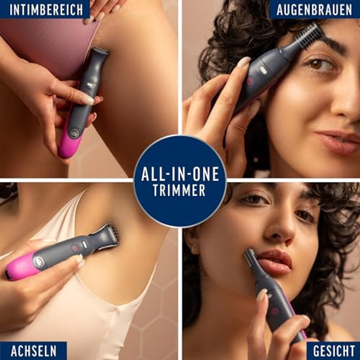 Veet Expert Intimate Trimmer voor gezicht en intieme zones - 3-pack