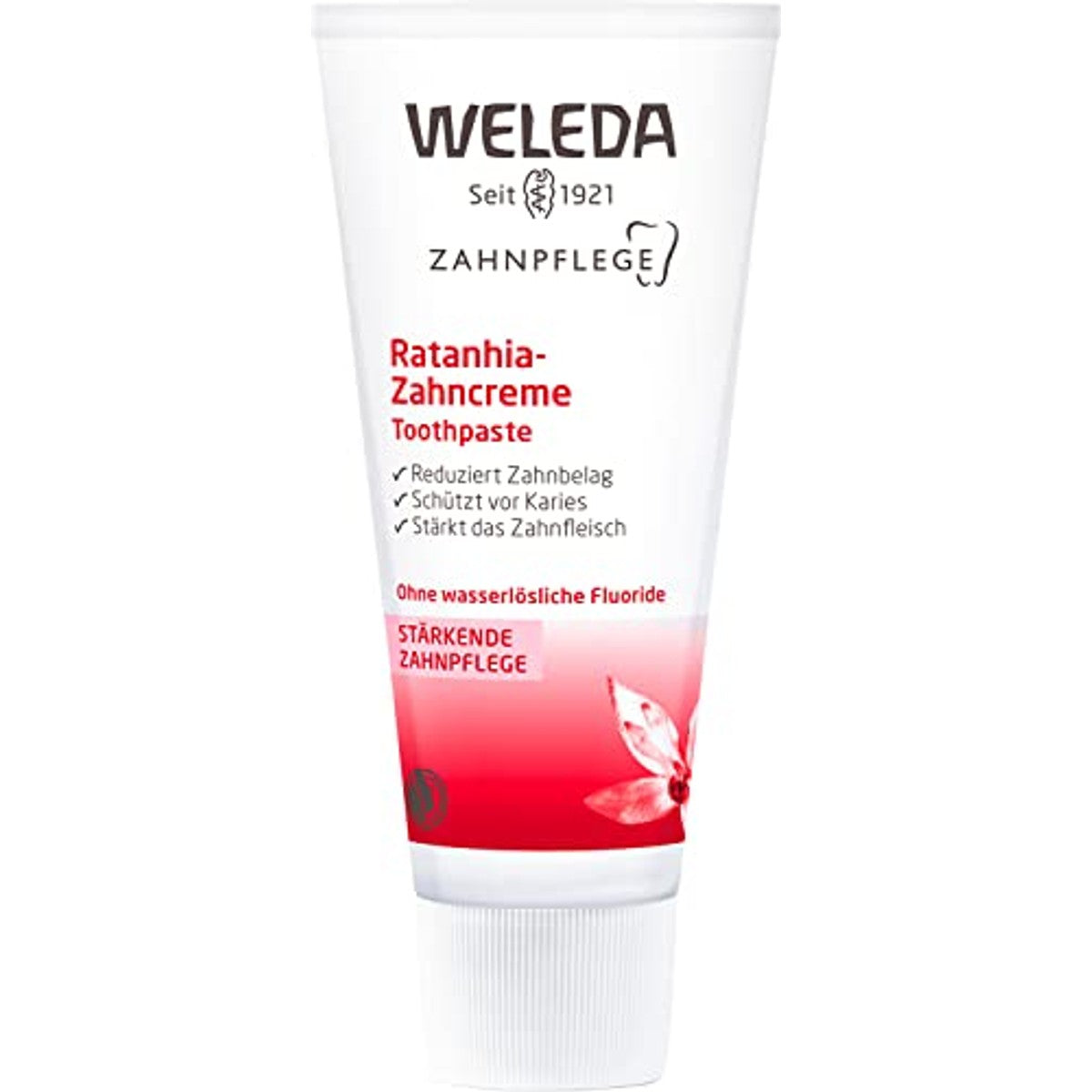 Weleda Rathania Tandpasta zonder Fluoride 75 ml - 3-pack