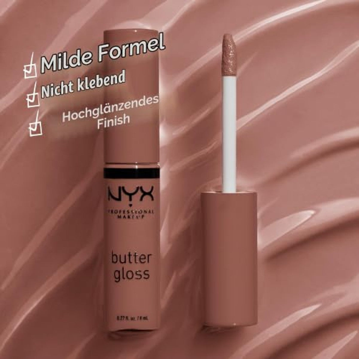NYX PROFESSIONAL MAKEUP Boter Gloss 46 Butterscotch - 3 stuks