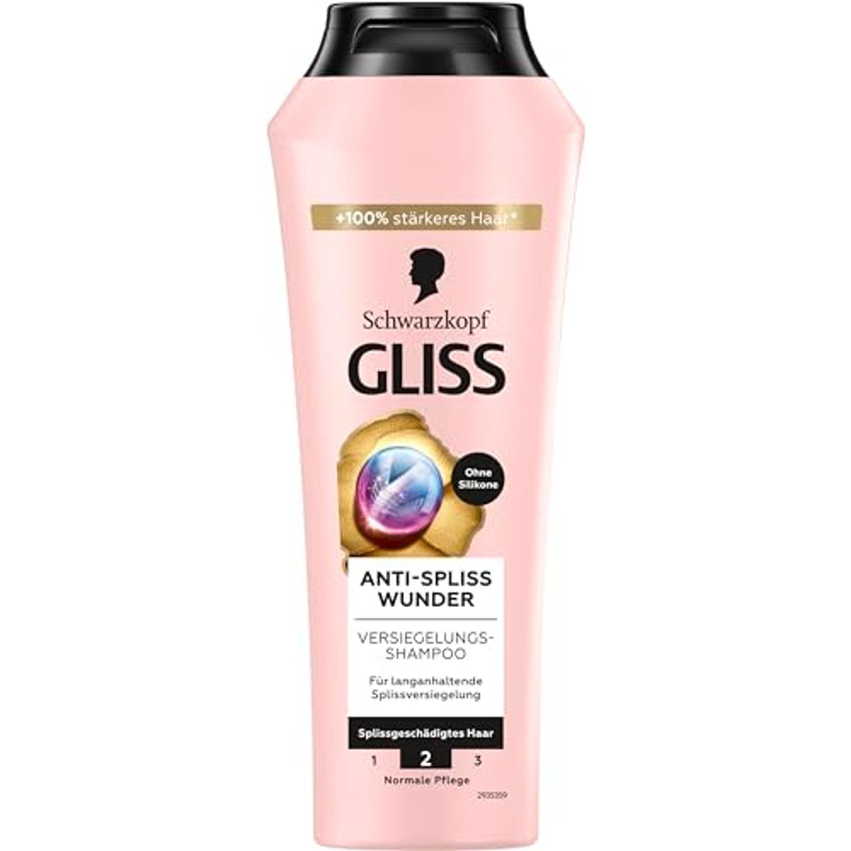 Gliss Shampoo Anti-splijten Wunder 3 x 250 ml - Voordeelverpakking