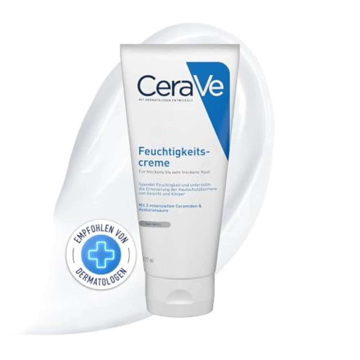 CeraVe Vochtinbrengende Crème voor Droge tot Zeer Droge Huid 177 ml - 3-pack