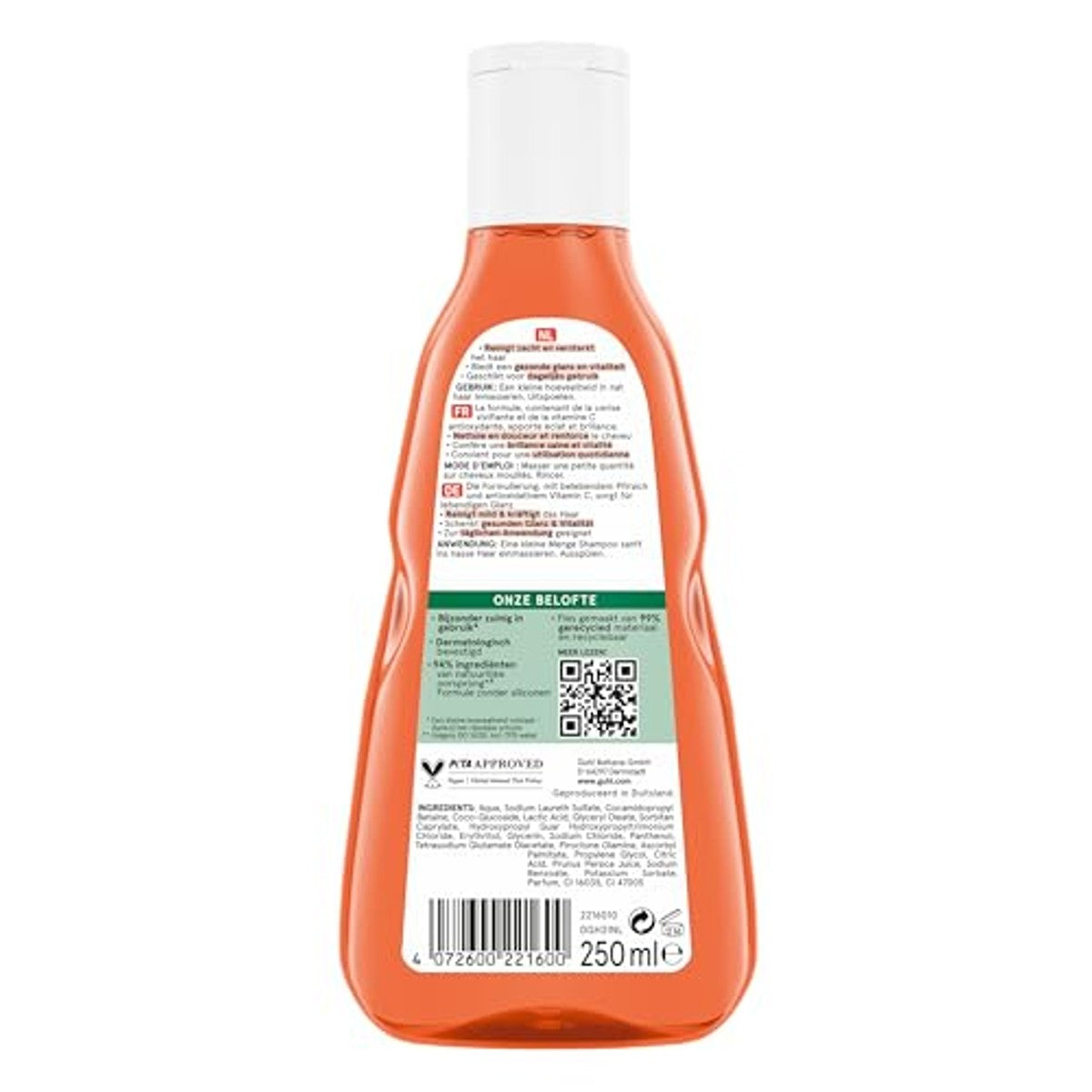 Guhl Peach Shampoo 6 x 250 ml - Voordeelverpakking – foto 3
