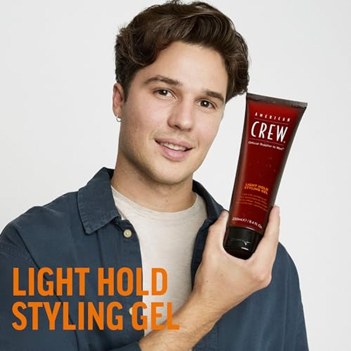 American Crew Light Hold Gel Stylinggel met Hittebescherming 250 ml