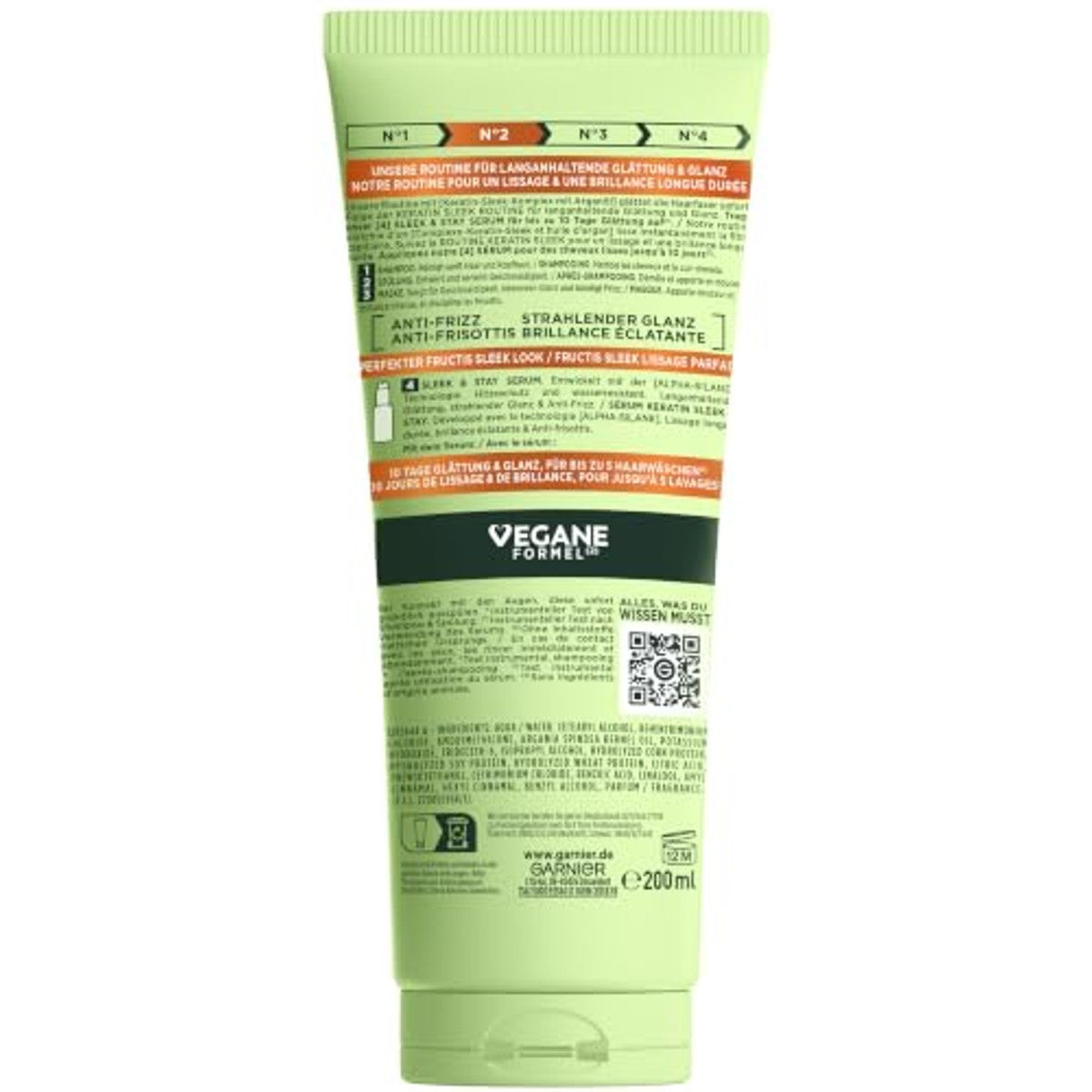 Garnier Fructis Keratin Sleek Conditioner 6 x 200 ml – Garnier