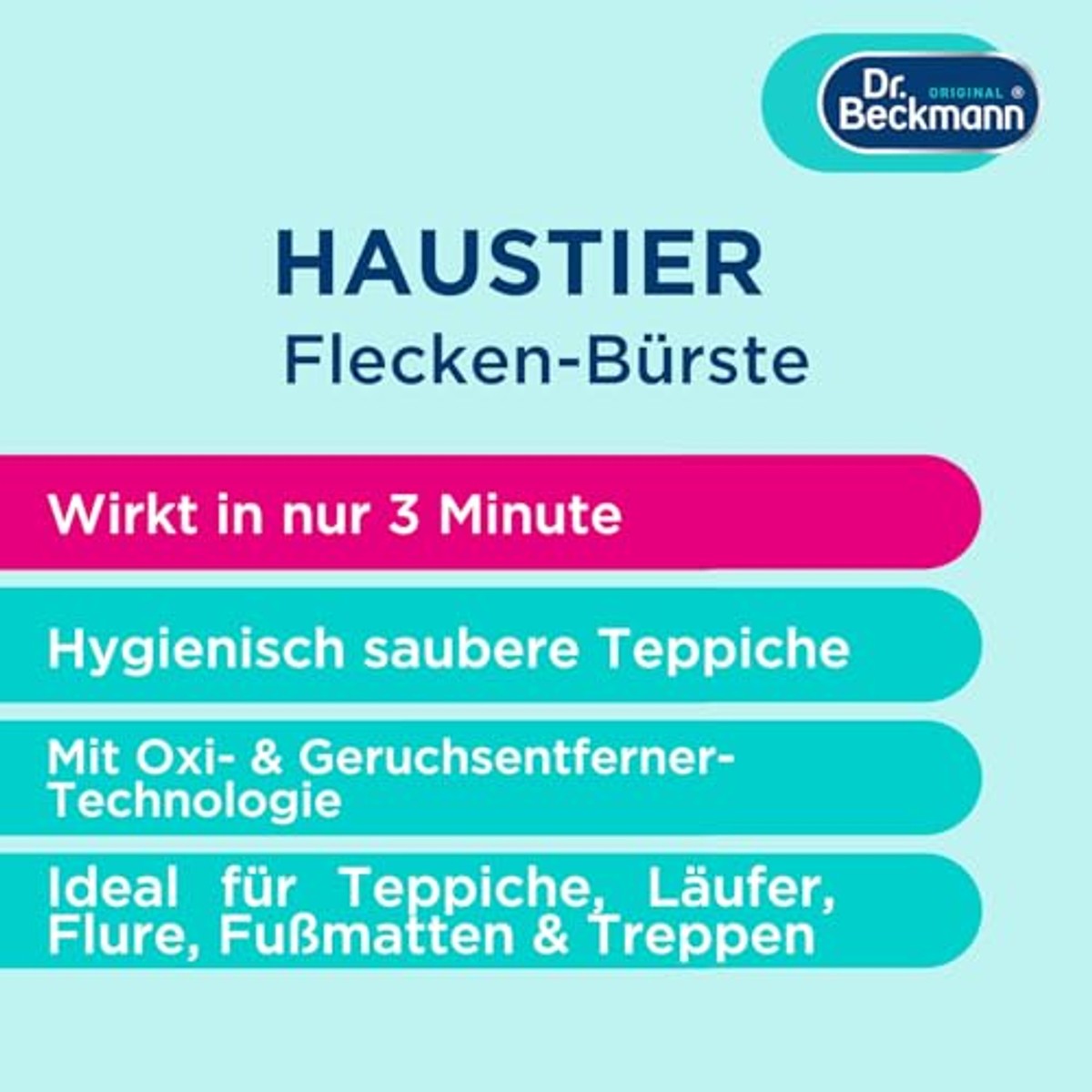 Dr. Beckmann Huisdier Vlekborstel 650 ml – Dr. Beckmann