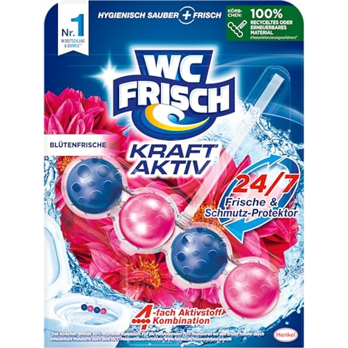WC-Frisch Kraft Aktiv Bloemenfrisheid 3 x 10 stuks - Voordeelverpakking