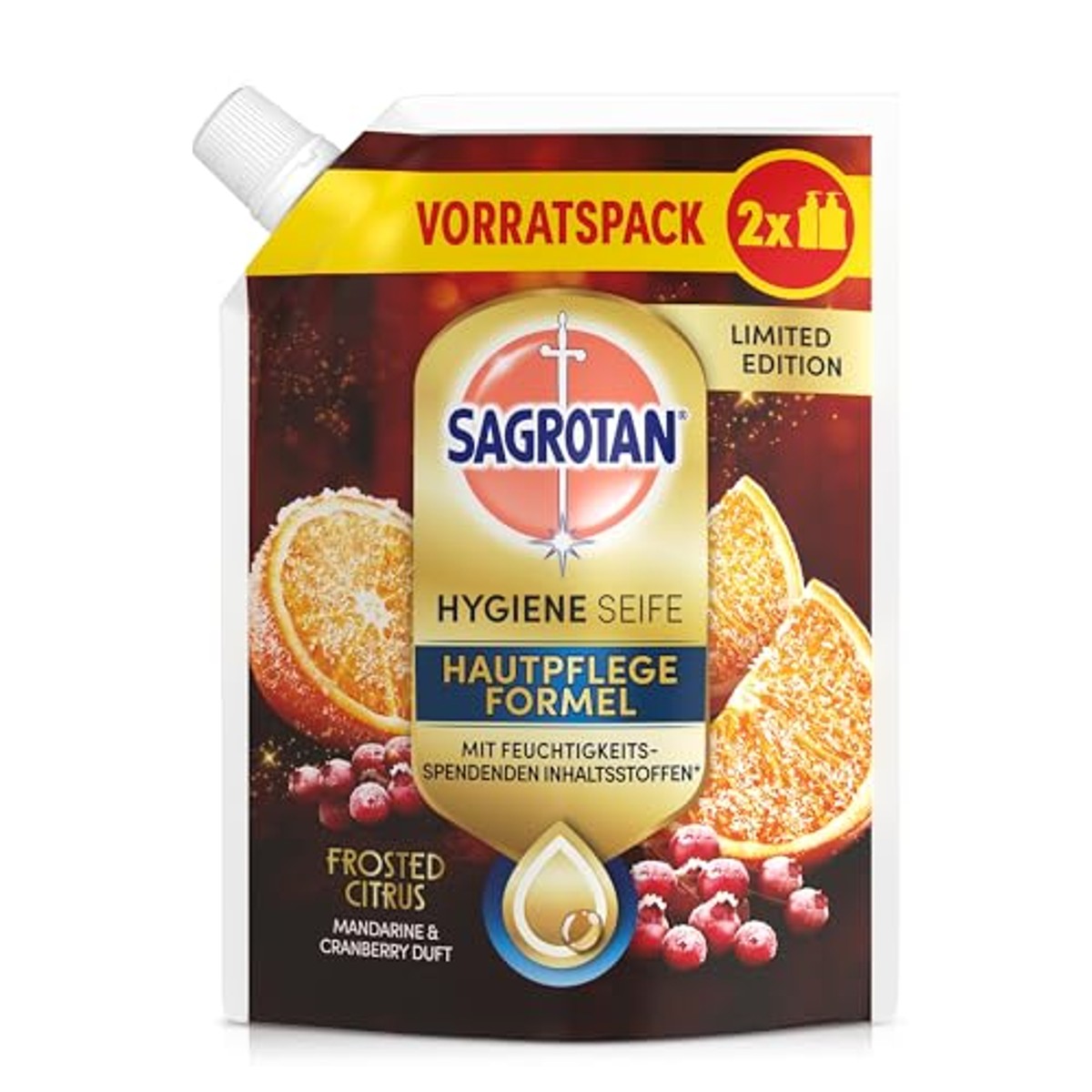 Sagrotan handzeep navulling Frosty Citrus 6 x 500 ml - 6-pack – foto 3
