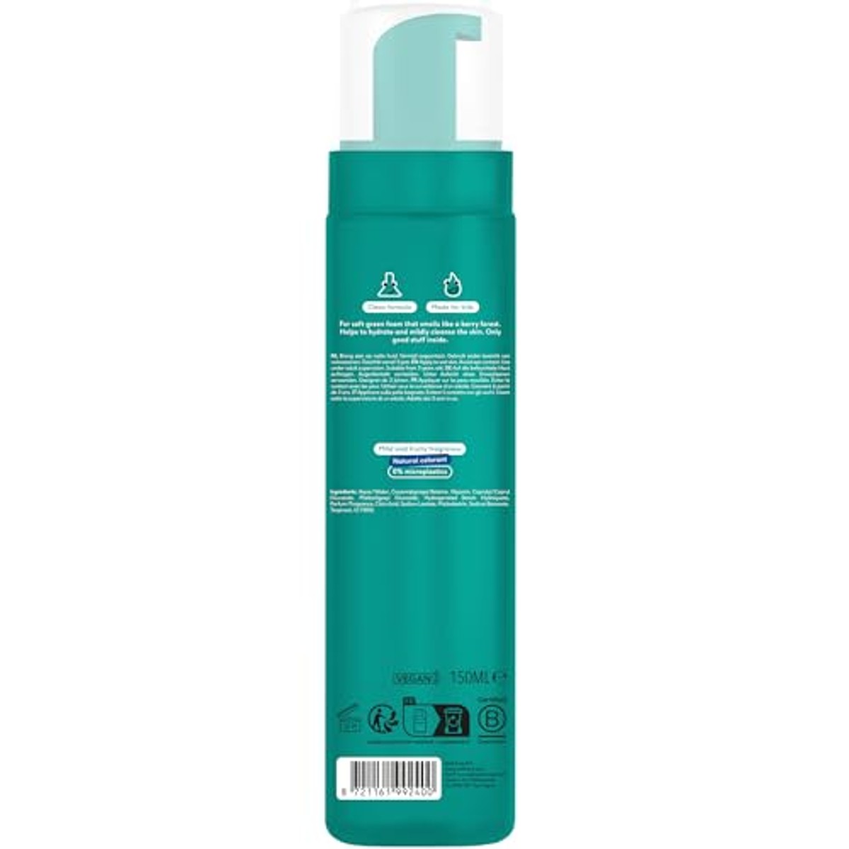 Naïf Kids Kleurrijk Doucheschuim 6 x 150 ml - Voordeelverpakking