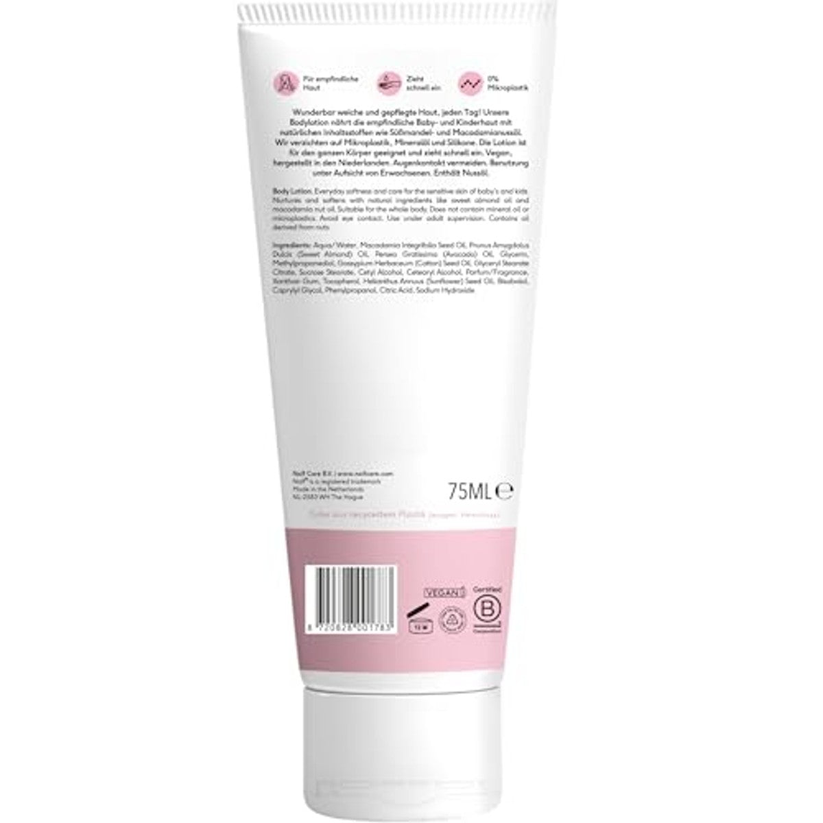 Naïf Voedende Bodylotion Baby & Kind 3 x 75 ml - Voordeelverpakking