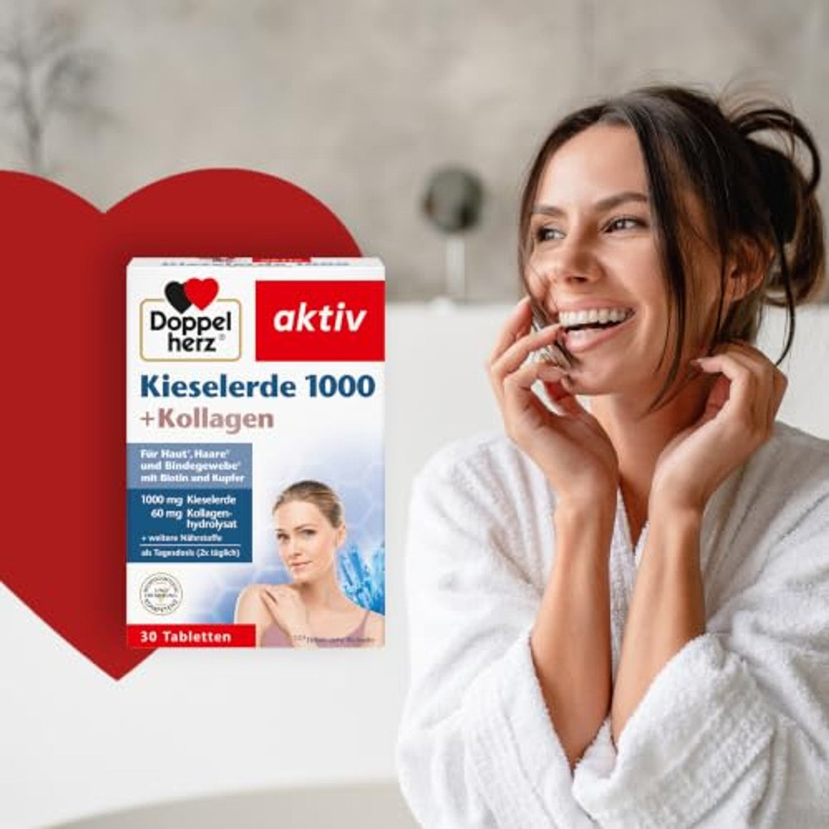 Doppelherz Kieselaarde + collageen – Doppelherz