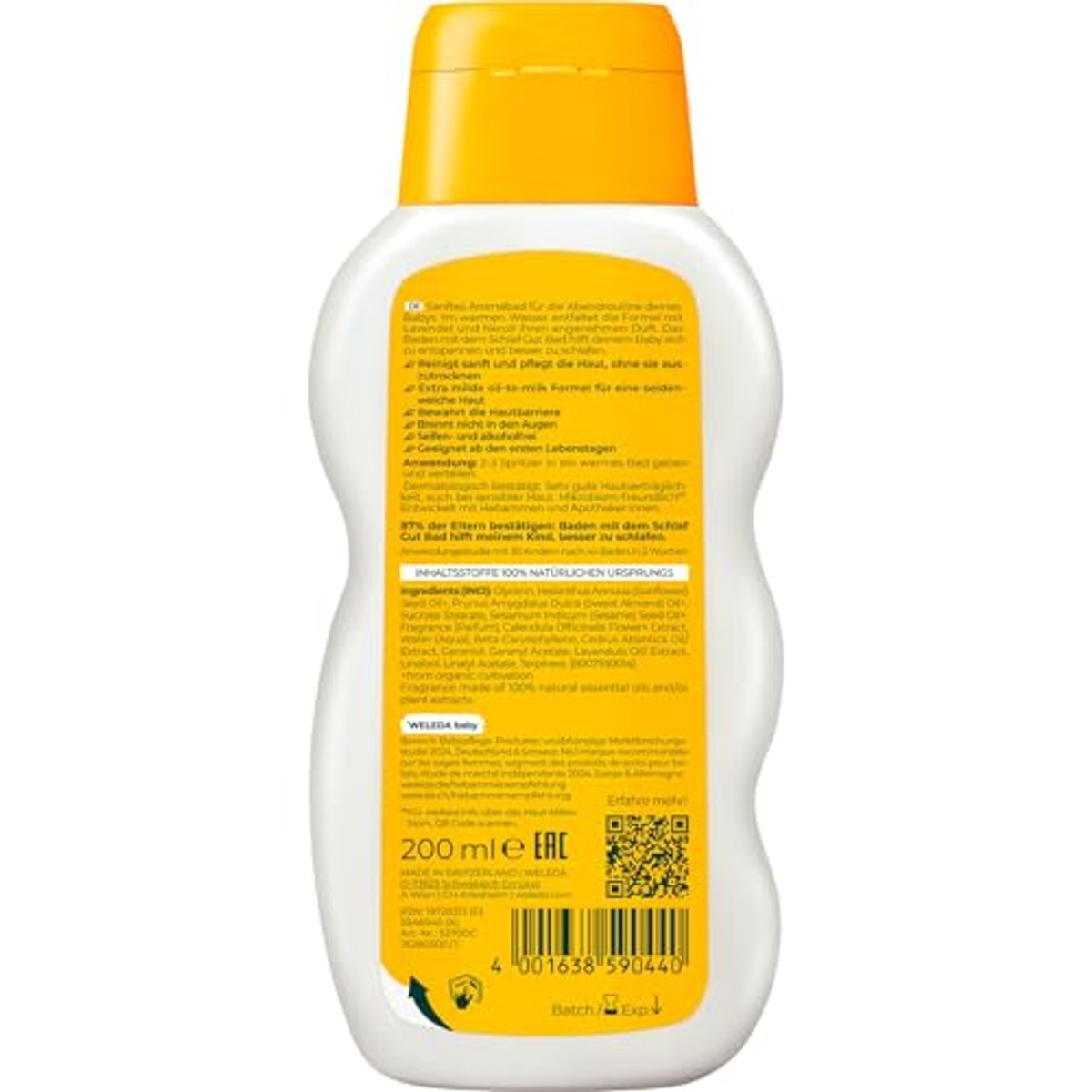 Weleda Calendula Relax Crèmebad 200 ml - 3-pack – foto 3