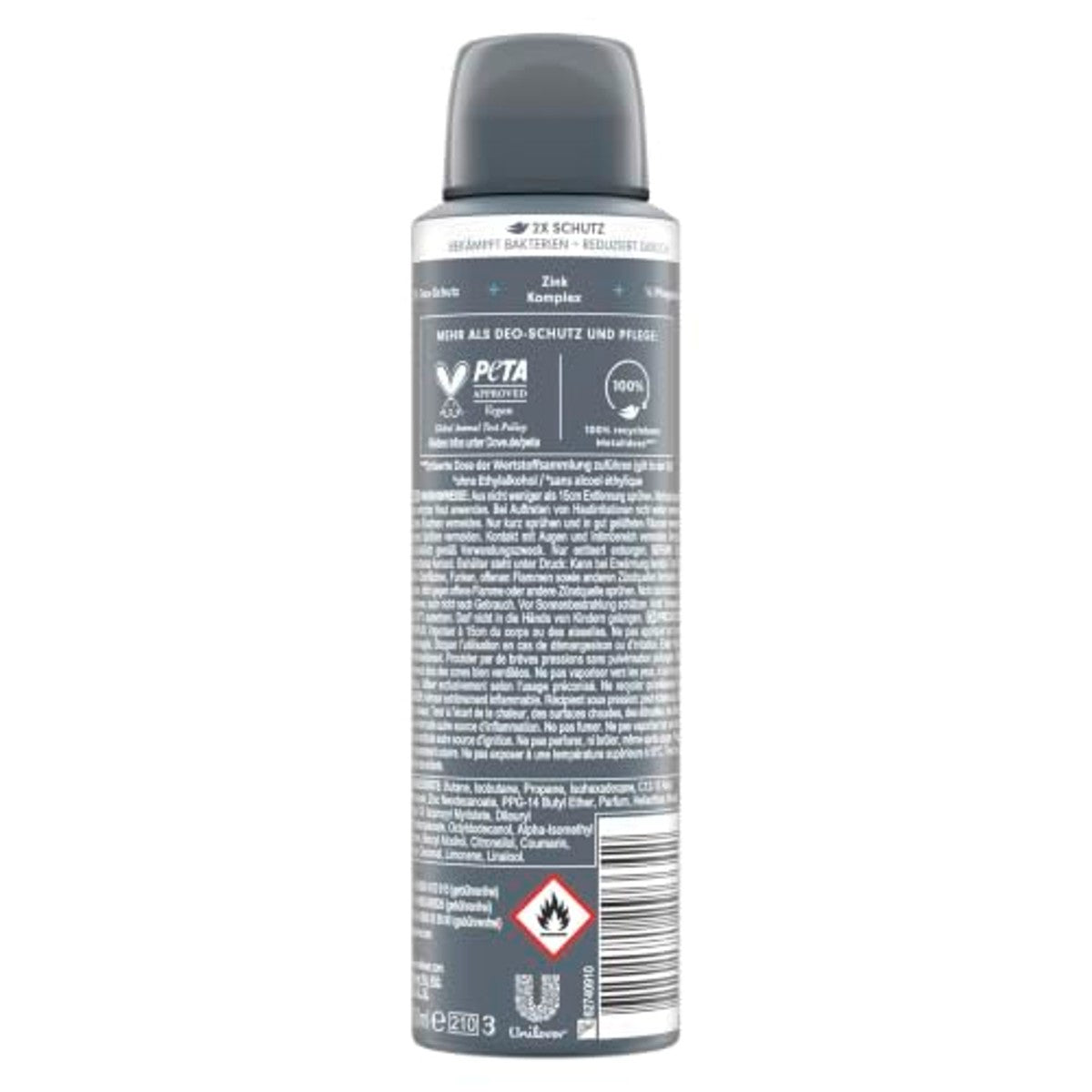 Dove Men+Care Advanced Clean Comfort deodorantspray 150 ml (5 stuks) – Dove