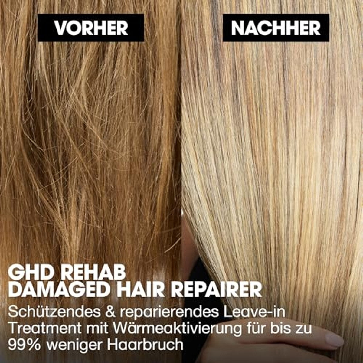 ghd Rehab Herstellende Leave-In Conditioner voor Beschadigd Haar 95 ml - 6-pack